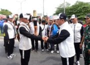 Masyarakat Sambut Meriah Kirab Api PON XXI di Lubuk Pakam