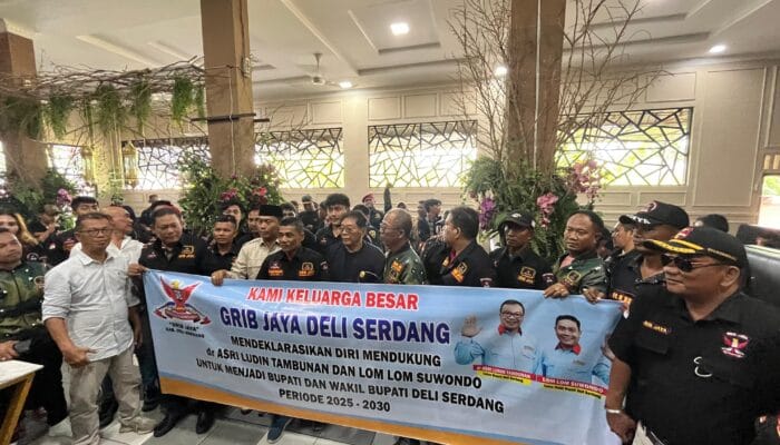 GRIB Jaya Deliserdang Dukung Penuh Asri Ludin Tambunan-Lom Lom Suwondo