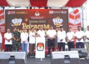 Peluncuran Jingle Serta Maskot Pemilihan Bupati dan Wakil Bupati Langkat, Ini Pesan Pj Bupati Faisal Hasrimy 