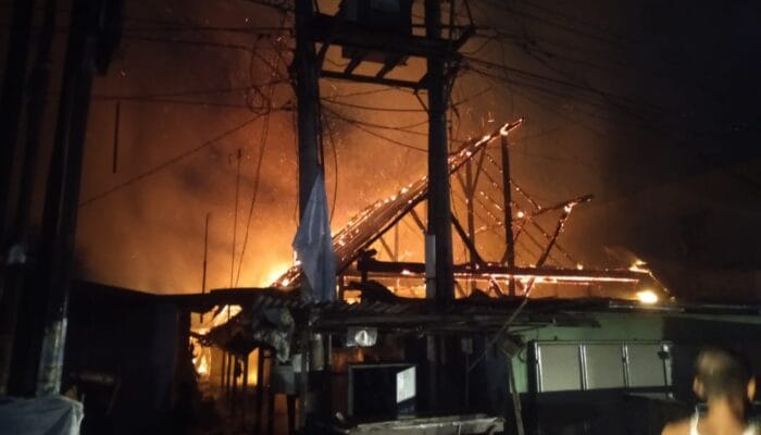 Kebakaran di Desa Bandar Khalipah, 25 KK Kehilangan Tempat Tinggal