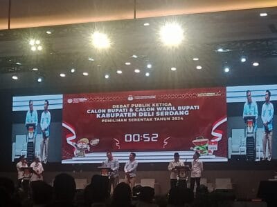 Debat final cabup wacabup deli serdang