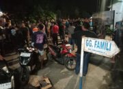 Ratusan Warga Geruduk Rumah Mantan Kades Sekip, Diduga Ada Penimbunan Beras Untuk Serangan Fajar