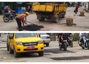 Keluhan Warga Galang Soal Jalan Rusak, Langsung Direspon Cepat Camat Drs Syahdin S Budi Pane