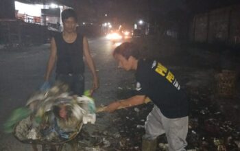 Aksi Bersih-Bersih Sampah di Dusun IV, JWI Sumut, Formappel dan Perangkat Desa