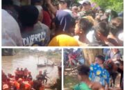 Penemuan bocah hanyut di sungai deli