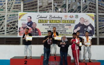 Atlet Tarung Derajat Asahan Raih Juara Umum Kedua Pada Kejurda Tingkat Junior Se-Sumatera Utara