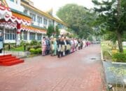 Pj Bupati Pimpin Upacara HUT ke 275 Kabupaten Langkat, Dorong Kedisplinan ASN, Berikan Santunan