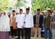 Pj Bupati Langkat Pimpin Upacara Pelepasan Jenazah Kades Serapuh ABC