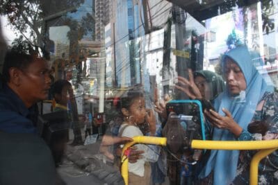 Antusias warga medan