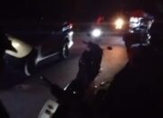 Diduga Kelalaian Pengemudi dan Minimnya Penerangan Lampu Jalan,Mengakibatkan Kecelakaan 2 Sepeda Motor