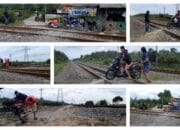 Warga Perbaiki Jalan Alternatif Menuju Perkuburan, Kades Bakaran Batu Desak PJKA Bertindak