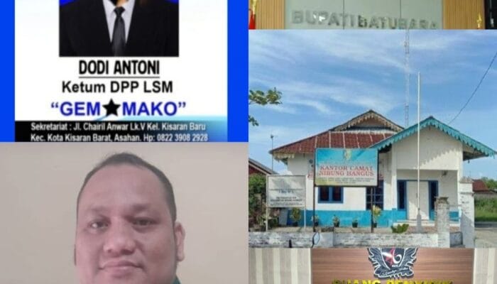 Gemmako Asahan Sumut Ri Minta Bupati Batubara Copot Andri Prabawa PLT Camat Nibung Hangus Tersandung Kasus Narkoba