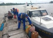 Tim Sat Polairud Polres Tanjung Balai Berhasil Kejar Kapal Tanpa Identitas, Ini Hasil Pengecekan Muatannya