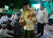 Camat Galang Hadiri Halal Bihalal dan Tepung Tawar Calon Jamaah Haji di Ponpes NU Al Qonariyah