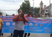 Aksi Damai Wartawan dan LSM Minta SP3 Untuk Rekan yang Ditahan Polsek Beringin Polresta Deli Serdang