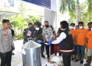 Bertajuk “Rakyat Bangkit Melawan Narkoba”, 4,5 Kilogram Sabu Dimusnahkan di Lanal Tanjung Balai Asahan