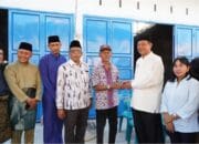 Bupati Langkat Serahkan Kunci Ruko Kepada Enam Korban Kebakaran Di Bahorok