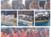 Kolaborasi Polres Tanjung Balai,Asahan,Batu Bara dan Polda Sumut Berhasil Ungkap Peredaran Narkoba Jaringan Besar Sepanjang Tahun 2025