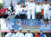 Ribuan Warga Membludak di Alun-Alun, Jalan Sehat HUT ke-79 Deli Serdang Macam Pesta Rakyat!