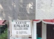 Ratusan Warga Teken Pernyataan Bersama, Desak Bupati Nonaktifkan Kades Aek Libung atas Dugaan Nepotisme dan Penyalahgunaan Dana Desa