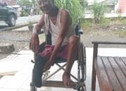 Kaki diamputasi,Sagiman Warga Kurang Mampu Butuh Uluran Tangan Dermawan