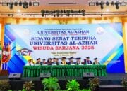 226 Wisudawan Universitas Al-Azhar Medan Resmi Dikukuhkan, Prosesi Wisuda Berlangsung Megah dan Khidmat