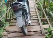 Jembatan Penghubung Desa Kuta Gajah dan Desa Ujung Bandar Rusak Parah, Pemerintah Bertindak