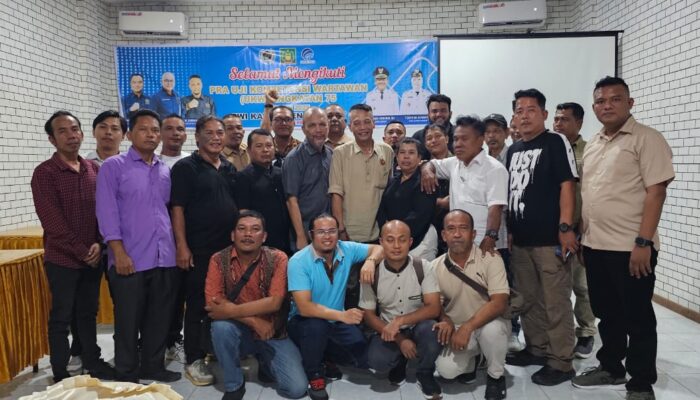 Puluhan Wartawan di Langkat Ikuti Pra UKW PWI–Diskominfo