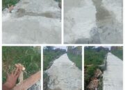 Baru Sepekan Dikerjakan, Jalan Lingkar Gang Jermal Tanjungbalai Sudah Amburadul, Warga Pertanyakan Kualitas Proyek