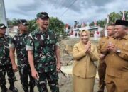 Pangdam I Bukit Barisan Resmikan Jembatan Armco Sei Litur Tasik