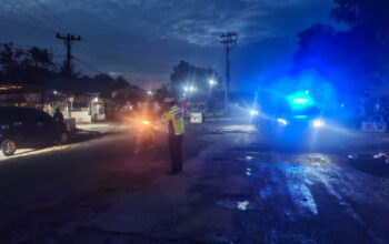 Satlantas Polres Langkat Intensifkan Edukasi “Asmara Subuh” di Stabat, Tekan Risiko Laka Lantas