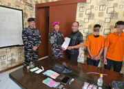 Polres Langkat Terima Pelimpahan Dua Diduga Pelaku Narkotika dari Pos Kamla Pangkalan Susu