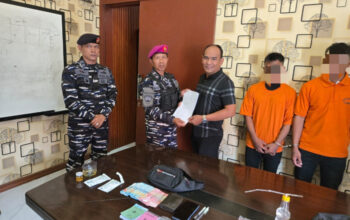 Polres Langkat Terima Pelimpahan Dua Diduga Pelaku Narkotika dari Pos Kamla Pangkalan Susu