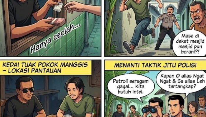 Digeruduk Polisi Tak Membuat Jera, Bandar Narkoba di Pancur Batu Justru Makin “Cerdik” Menghindar