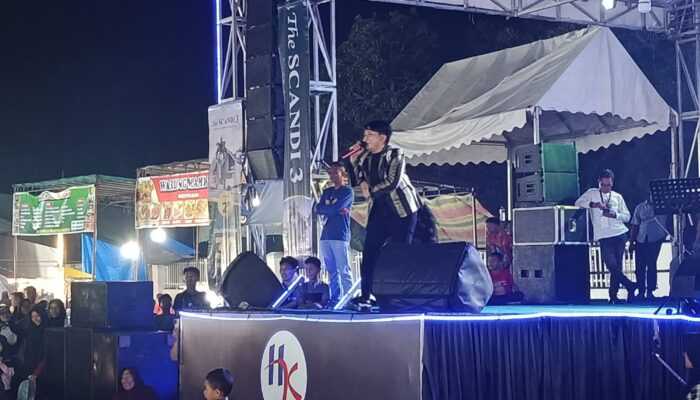 Wanna Bee Guncang Alun-Alun Tanjung Morawa, Ribuan Warga Tumpah Ruah di Bazar Ramadhan