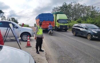 Kendaraan Mogok Picu Kemacetan Panjang di Jalintim Pangkalan Balai–Betung, Arus Keluar Tol Fungsional Palembang–Betung Ikut Tersendat