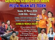 HEBOH! Pesta Nuan Ate Tedeh Siap Guncang Desa Perbarakan, Gendang Guro-Guro Aron Meriahkan Lebaran 1447 H