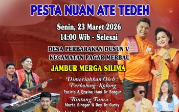HEBOH! Pesta Nuan Ate Tedeh Siap Guncang Desa Perbarakan, Gendang Guro-Guro Aron Meriahkan Lebaran 1447 H