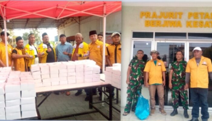 Tebar Kepedulian di Bulan Ramadan, Ketua Hanura Ranting Bandar Klippa Pimpin Aksi Berbagi 1.000 Takjil