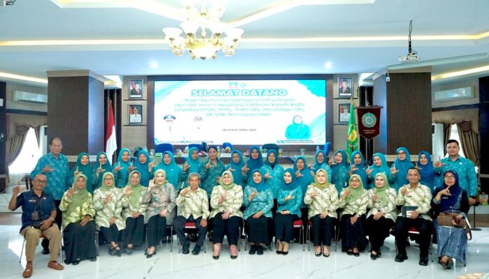 Ny. Endang Syah Afandin Sambut Supervisi PKK Provsu, Perkuat Peran Kader di Desa