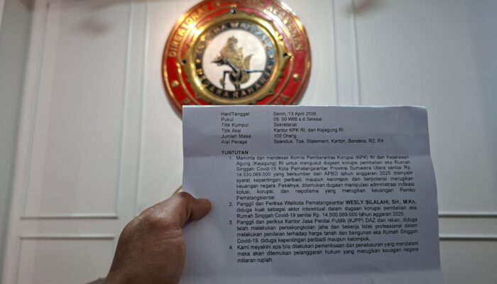 Pembelian “Eks Rumah Singgah Covid-19” diduga Korupsi, DPP GARANSI dan AMPPUH Desak KPK Turun Tangan