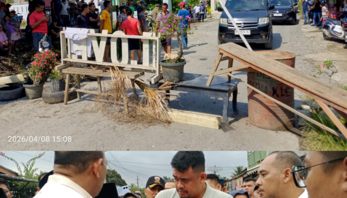 Warga Bahorok Blokir Jalan Rusak, Tagih Janji Gubernur Sumatera Utara Bobby Nasution