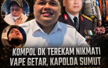 Kompol DK Terekam Nikmati Vape Getar: Kapolda Sumut Diminta Tak Cuma Patsus, Tapi Pecat dan PTDH!