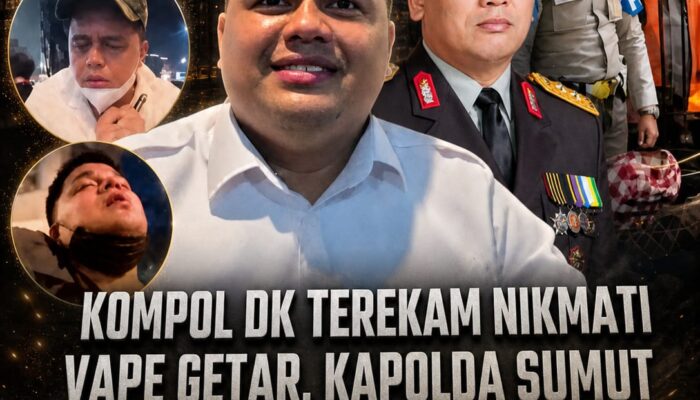 Kompol DK Terekam Nikmati Vape Getar: Kapolda Sumut Diminta Tak Cuma Patsus, Tapi Pecat dan PTDH!