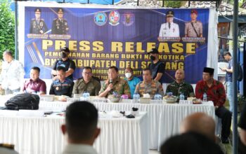 Bupati dan Forkopimda Musnahkan Sabu Jaringan Malaysia–Aceh–Medan, Tegaskan Perang Total terhadap Narkoba