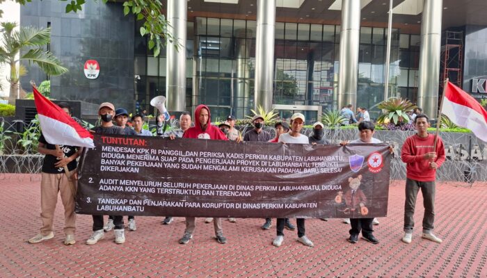 Jilid II di Depan KPK: Koalisi Mendesak Usut Dugaan Korupsi 7 Proyek Jalan & Parit Labuhanbatu