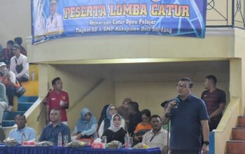 Turnamen Catur Pelajar Deli Serdang Diserbu 350 Peserta, Bupati: Kalah menang itu biasa, Junjung tinggi sportivitas
