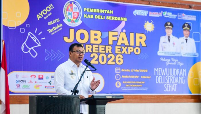 Buka 700 Lowongan Kerja, Pemkab Deli Serdang Bergerak Nyata Perangi Pengangguran Lewat Job Fair 2026