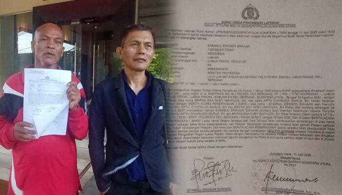 Diduga Rekayasa BAP dan Pemalsuan Tanda Tangan hingga Seret Warga ke Penjara, CB dan ERW Dilaporkan ke Polda Sumut