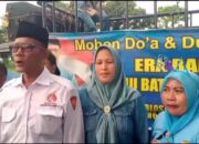 Bak Arak-Arakan Kemenangan, Ratusan Pendukung Kawal Terang Lesmana Nomor 02 Guncang Batu Lokong